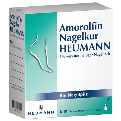 Amorolfin Nagelkur HEUMANN 5% wirkstoffhaltiger Nagellack (5 ml) -  medikamente-per-klick.de