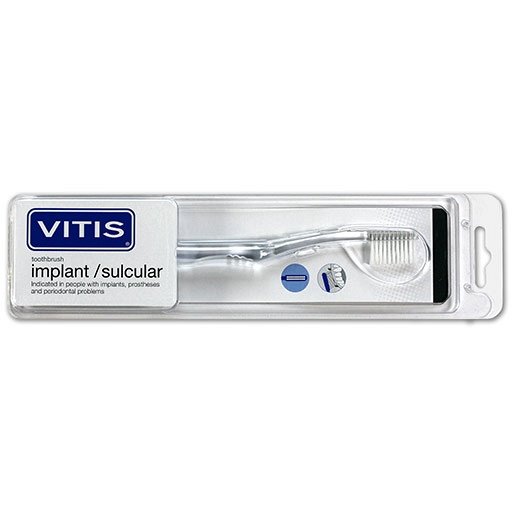VITIS implant sulcus/sulcular Zahnbürste (1 Stk) - medikamente-per-klick.de