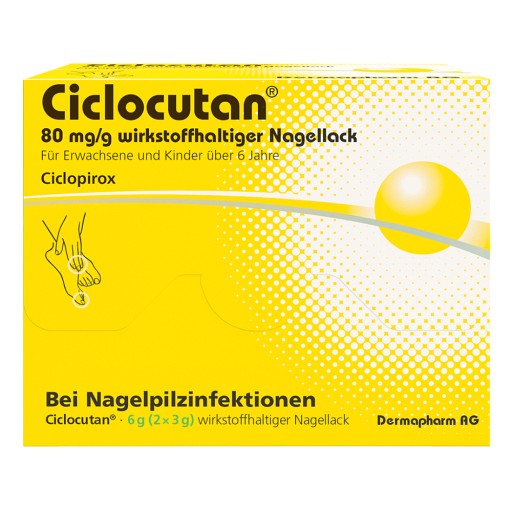 Ciclocutan Nagellack gegen Nagelpilz von Dermapharm AG