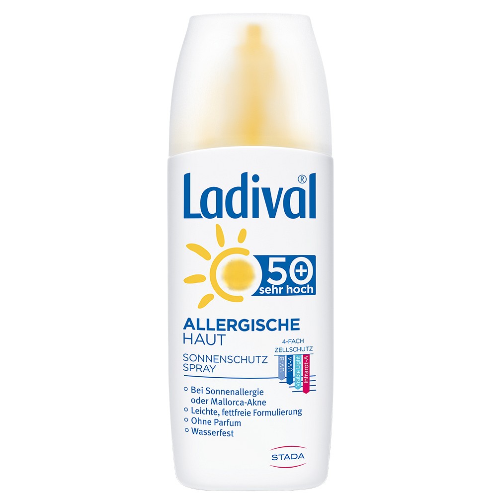 Ladival® Allergische Haut Sonnenschutz-Spray LSF 50+ (150 ml) -  medikamente-per-klick.de