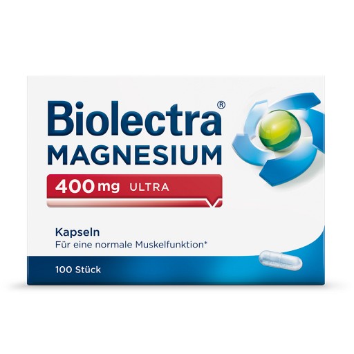 BIOLECTRA Magnesium 400 mg ultra Kapseln (100 Stk) -  medikamente-per-klick.de
