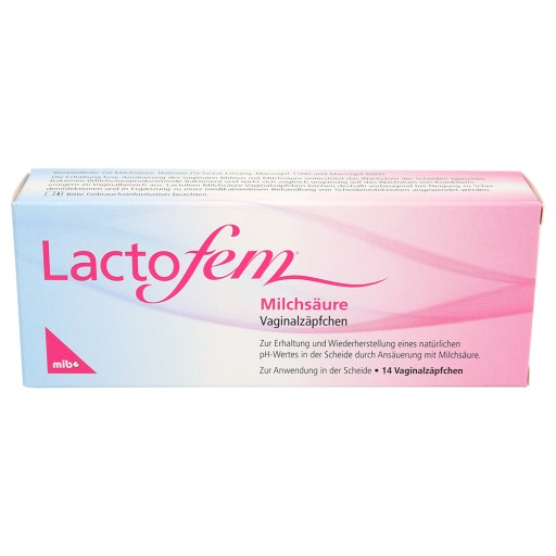 LACTOFEM Milchsäure Vaginalzäpfchen (14 Stk) - medikamente-per-klick.de
