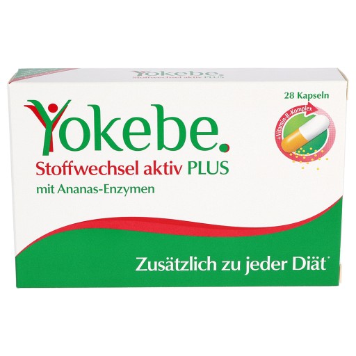 YOKEBE Plus Stoffwechsel aktiv Kapseln (28 Stk) - medikamente-per-klick.de