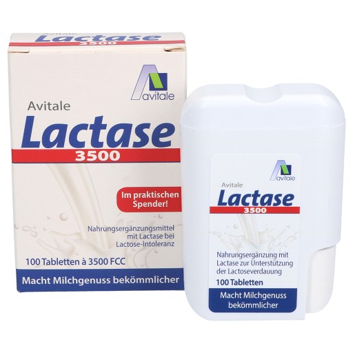 LACTASE 3.500 FCC Tabletten im Klickspender (100 Stk) -  medikamente-per-klick.de