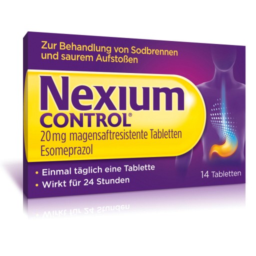 NEXIUM Control 20 mg magensaftresistente Tabletten (14 Stk) - medikamente -per-klick.de