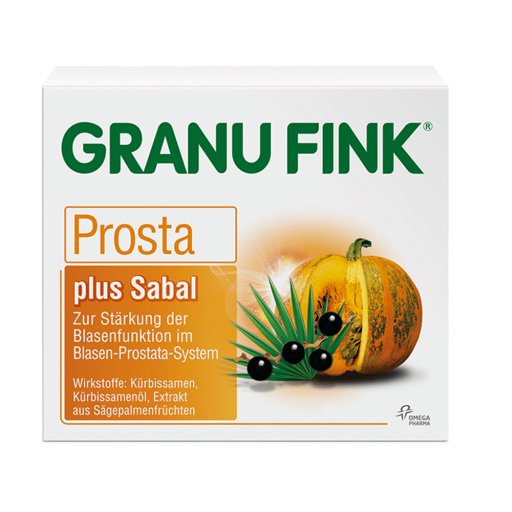GRANU FINK® Prosta plus Sabal - traditionelles pflanzliches Arzneimittel  zur Stärkung des Blasen-Prostata-Systems. (60 Stk) - medikamente -per-klick.de