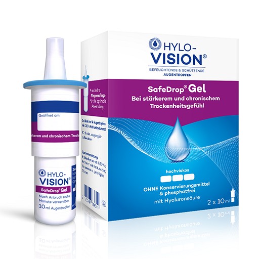 HYLO-VISION SafeDrop Gel Augentropfen (2X10 ml) - medikamente-per-klick.de
