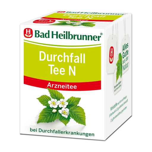 BAD HEILBRUNNER Durchfall Tee N Filterbeutel (8X1.5 g) -  medikamente-per-klick.de