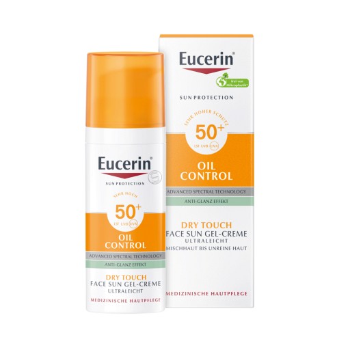 Eucerin Oil Control Face Sun Gel-Creme LSF 50+ (50 ml) -  medikamente-per-klick.de
