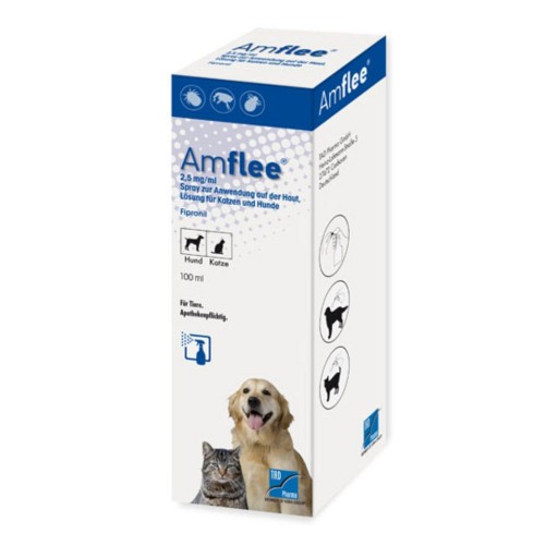 AMFLEE 2,5 mg/ml Spray Lösung f.Hunde/Katzen (100 ml) -  medikamente-per-klick.de