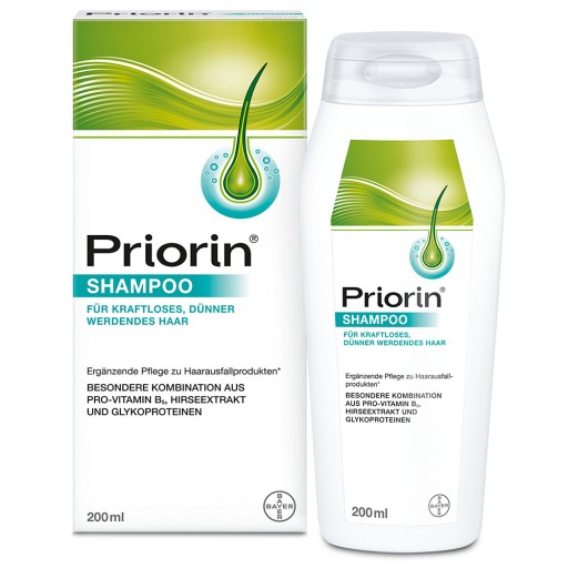 PRIORIN Shampoo f.kraftlos.dünner werdendes Haar (200 ml) -  medikamente-per-klick.de