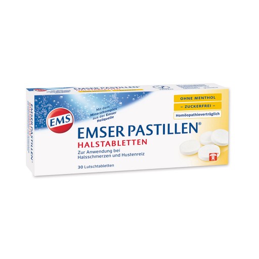 EMSER Pastillen ohne Menthol zuckerfrei (30 Stk) - medikamente-per-klick.de