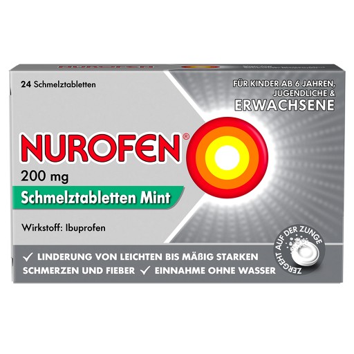 Kopfschmerzen? Zur Linderung Schmelztablette ohne Wasser einnehmen - jetzt  kaufen | Nurofen - medikamente-per-klick.de