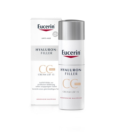 Eucerin Hyaluron-Filler CC Cream Hell (50 ml) - medikamente-per-klick.de