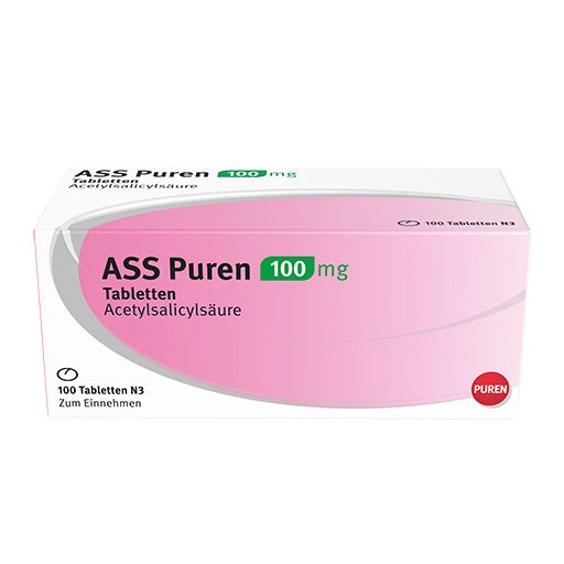 ASS Puren 100 mg Tabletten (100 Stk) - medikamente-per-klick.de