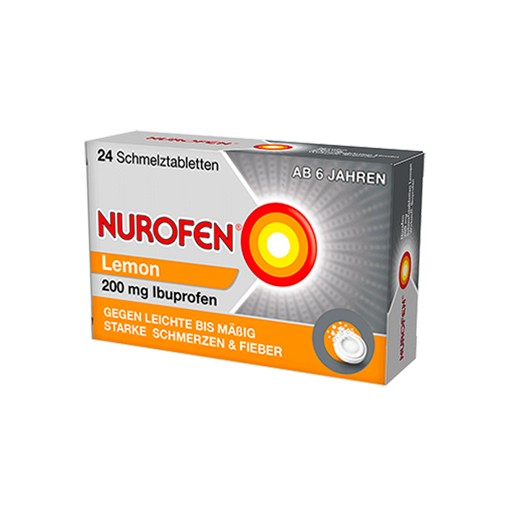 Kopfschmerztablette mit Ibuprofen - Einnahme ohne Wasser | Nurofen