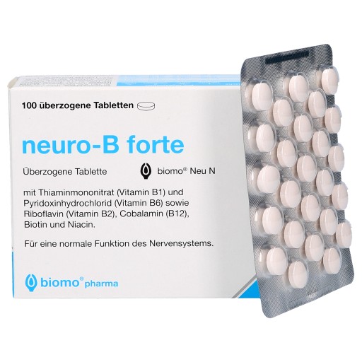 NEURO-B forte biomo Neu überzogene Tabletten (100 Stk) -  medikamente-per-klick.de