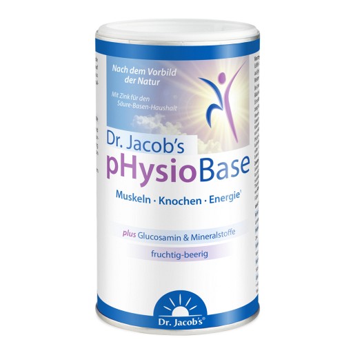 Dr. Jacob's pHysioBase Basenpulver Beerengeschmack (300 g) -  medikamente-per-klick.de
