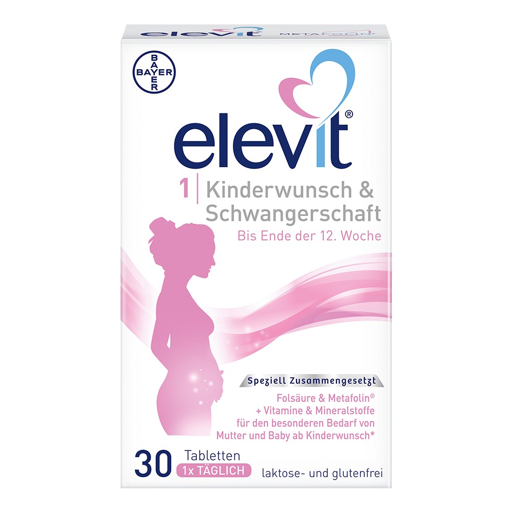 Elevit®1 bei Kinderwunsch & Schwangerschaft - Medikamente-per-Klick.de