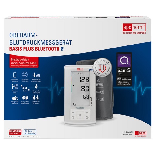 APONORM Blutdruckmessgerät Basis Plus BlueTooth OA (1 Stk) -  medikamente-per-klick.de