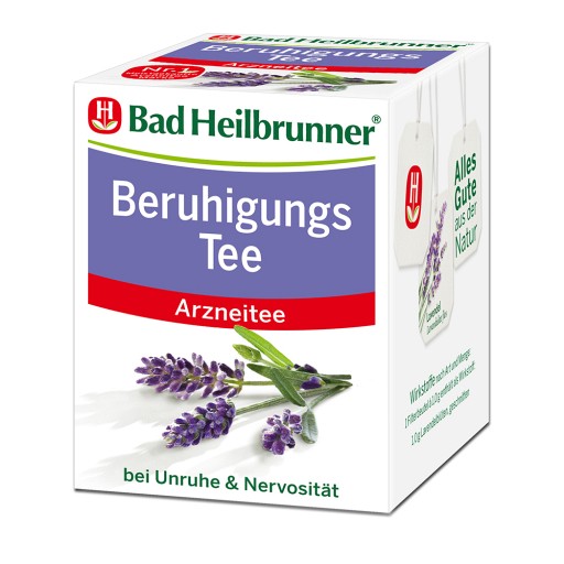 BAD HEILBRUNNER Beruhigungs Tee m.Lavendelbl.Fbtl. (8X1.0 g) -  medikamente-per-klick.de