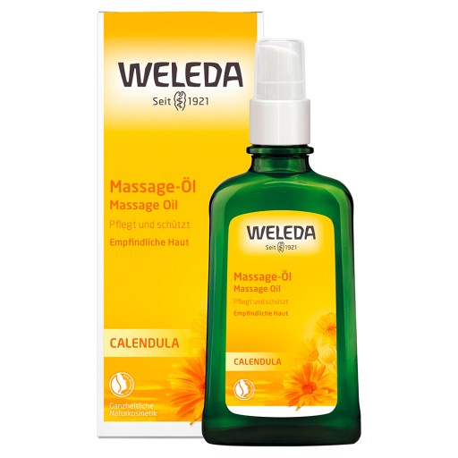 Weleda Massageöl Calendula - pflegt empfindliche Haut (100 ml) -  medikamente-per-klick.de