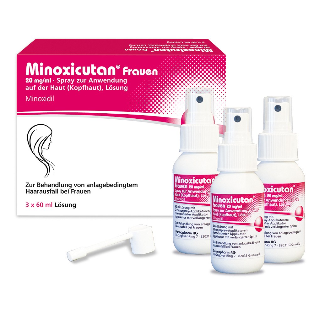 MINOXICUTAN Frauen 20 mg/ml Spray (3X60 ml) - medikamente-per-klick.de