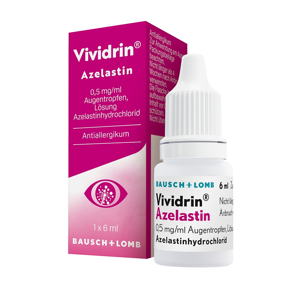 Vividrin® Azelastin 0,5 mg/ml Augentropfen