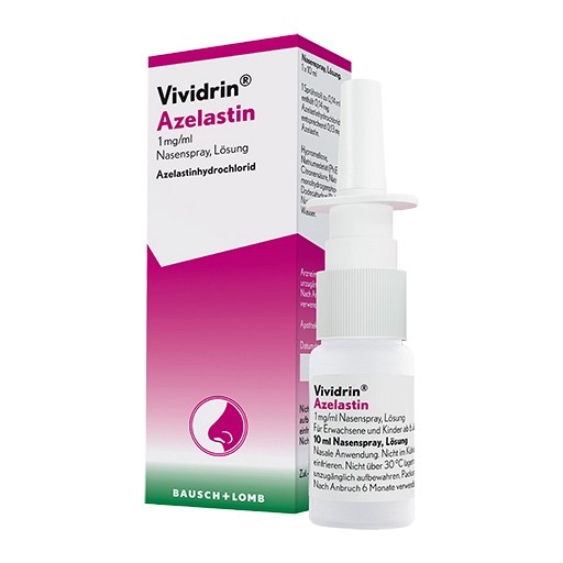 VIVIDRIN Azelastin 1 mg/ml Nasenspray Lösung (10 ml) -  medikamente-per-klick.de