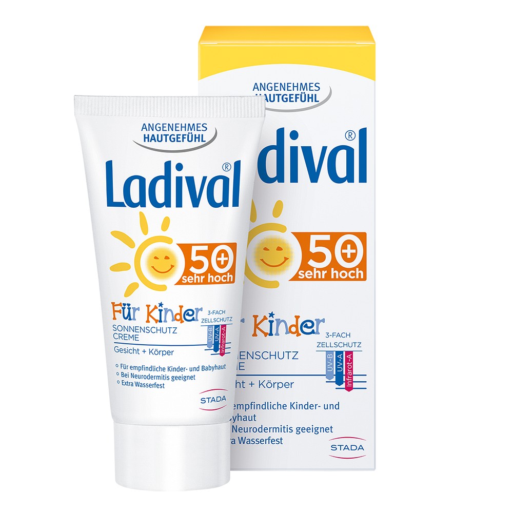 Ladival® Kinder Sonnencreme für das Gesicht LSF 50+ (50 ml) -  medikamente-per-klick.de
