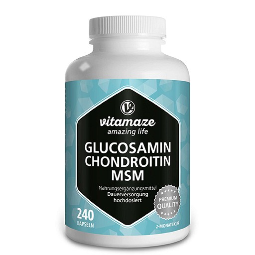 GLUCOSAMIN CHONDROITIN MSM Vitamin C Kapseln (240 Stk) -  medikamente-per-klick.de