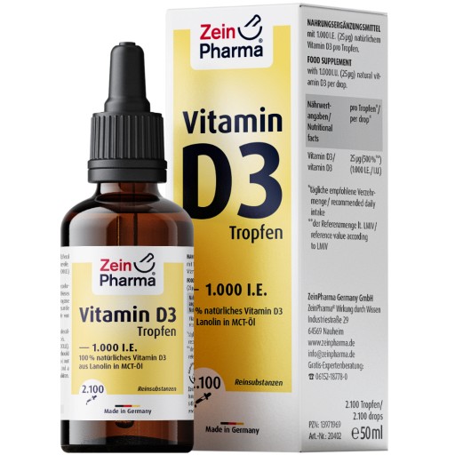 Vitamin D3 1.000 I.E.