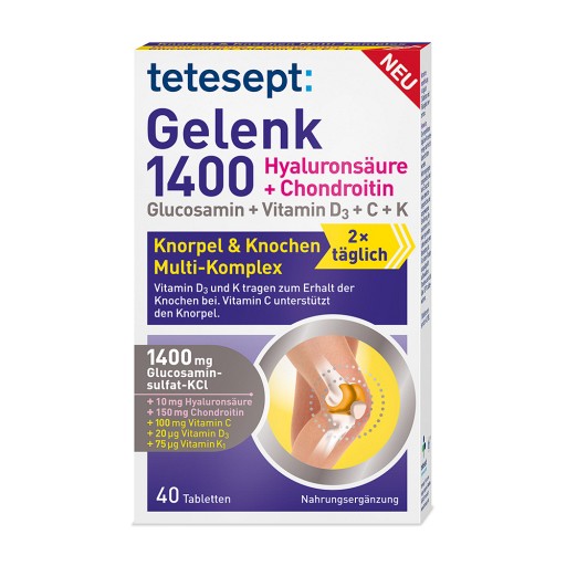 TETESEPT Gelenk 1400 Tabletten (40 Stk) - medikamente-per-klick.de