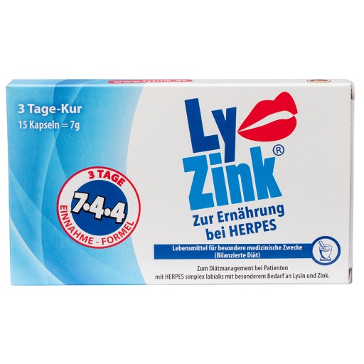 LY ZINK GEGEN HERPES Kapseln (15 Stk) - medikamente-per-klick.de