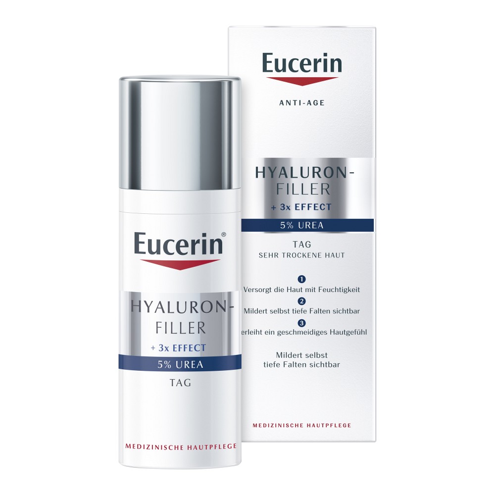 Eucerin Hyaluron-Filler 5% Urea Tagescreme (50 ml) -  medikamente-per-klick.de