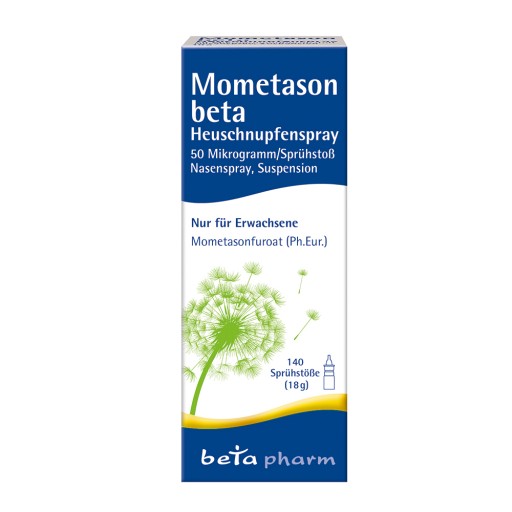 MOMETASON beta Heuschnupfenspray 50µg/Sp.140 Sp.St (18 g) -  medikamente-per-klick.de