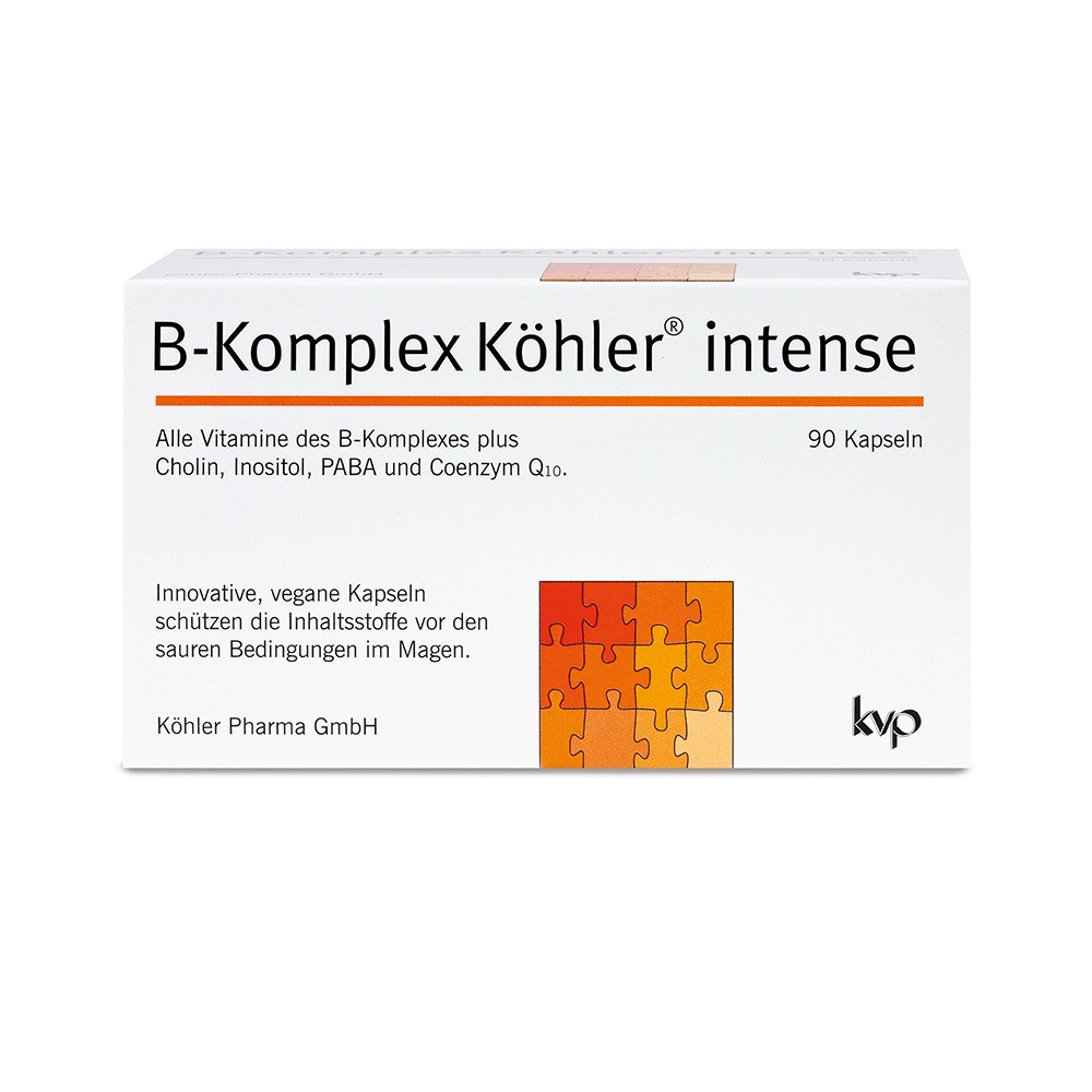 B-KOMPLEX Köhler intense Kapseln (90 Stk) - medikamente-per-klick.de