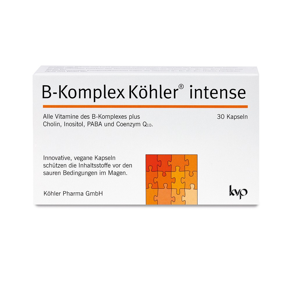 B-KOMPLEX Köhler intense Kapseln (30 Stk) - medikamente-per-klick.de