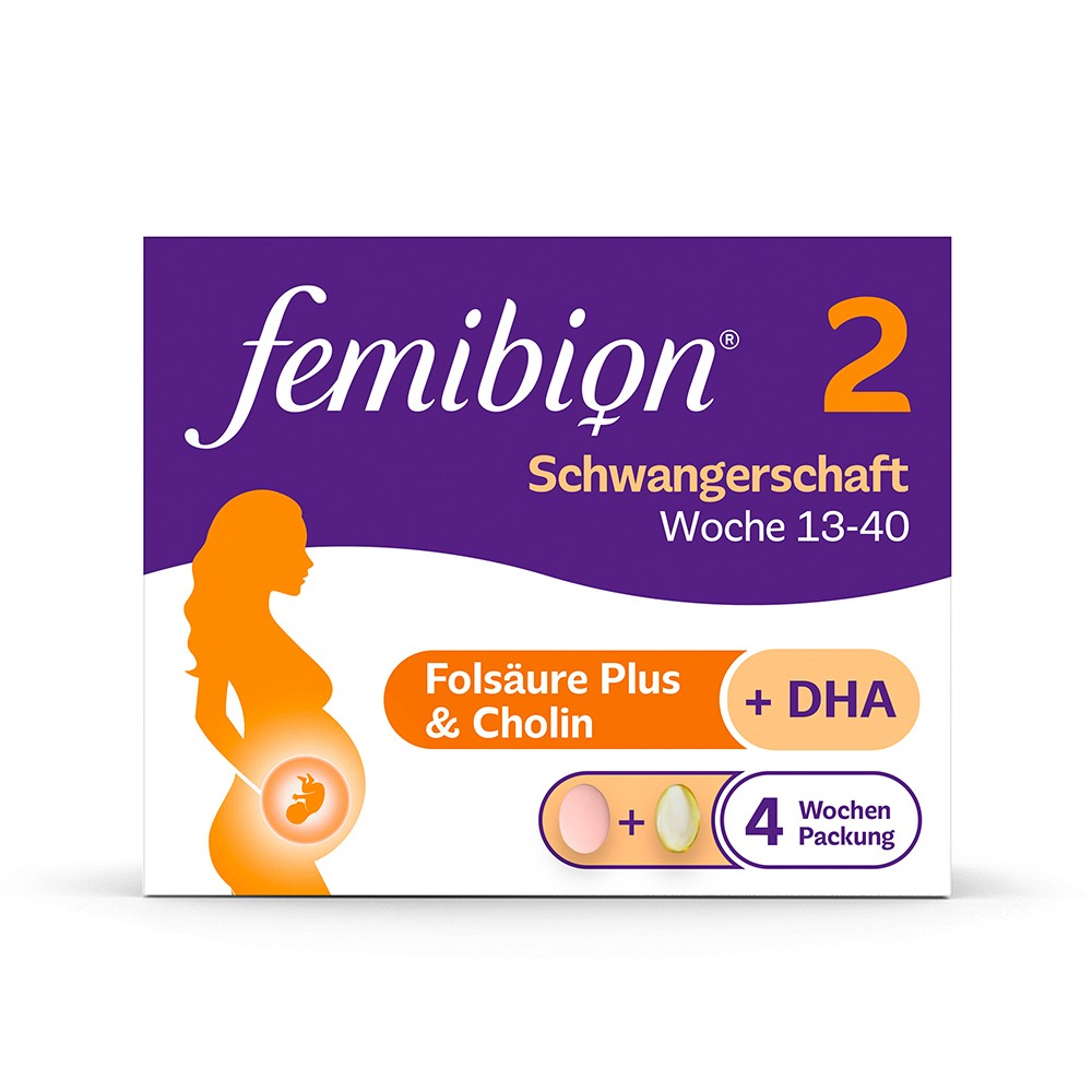 FEMIBION Schwangerschaft 2 (1x 28 Kps. + 1x 28 Tbl.) (2X28 Stk) -  medikamente-per-klick.de