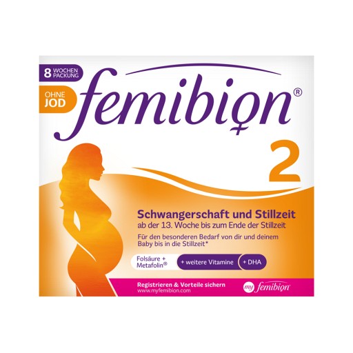 FEMIBION 2 Schwangerschaft+Stillzeit ohne Jod Kpg. (2X60 Stk) - medikamente -per-klick.de
