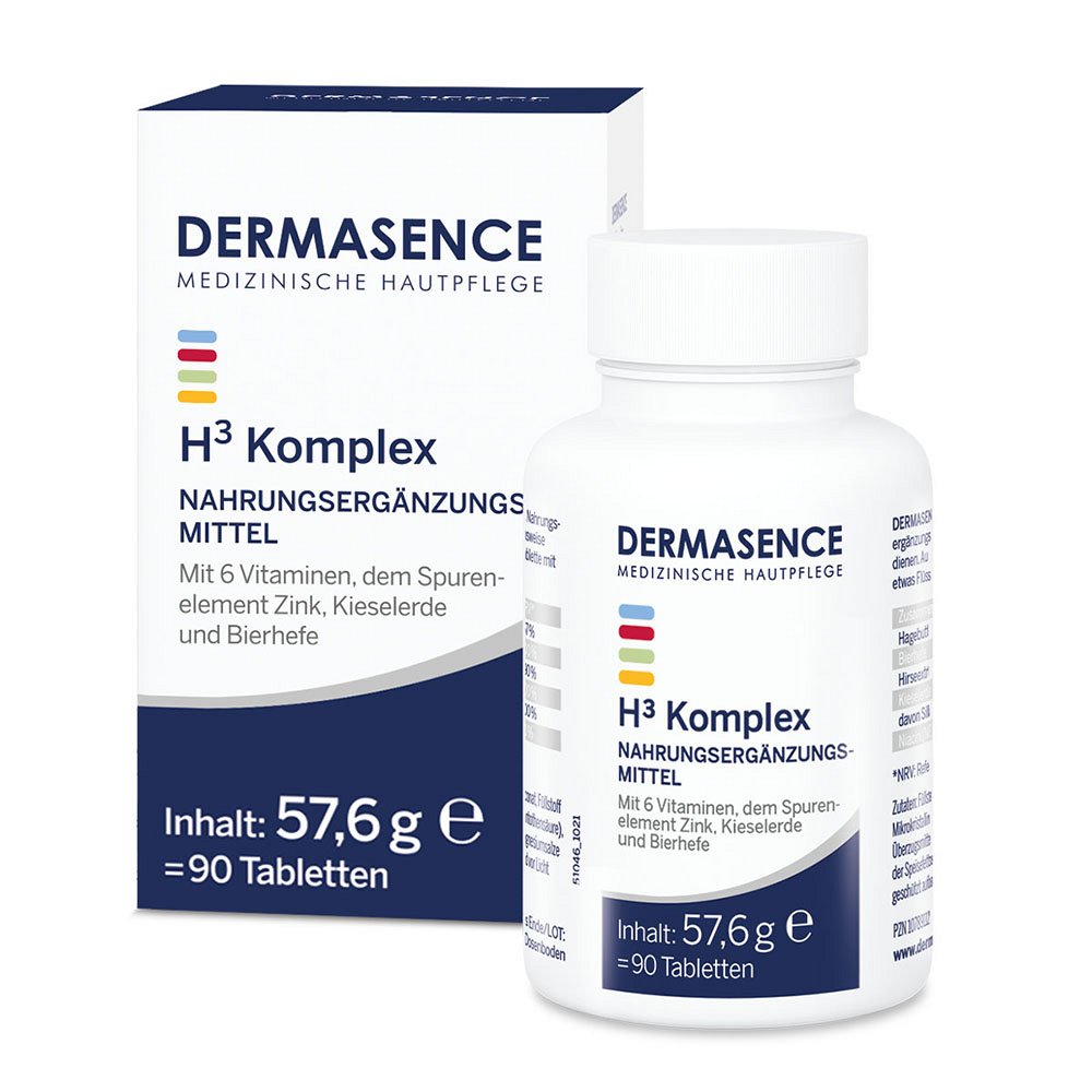 DERMASENCE H3 Komplex Tabletten (90 Stk) - medikamente-per-klick.de