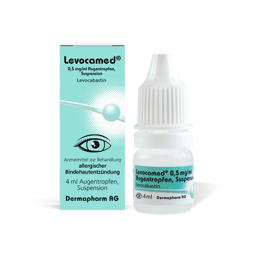 LEVOCAMED 0,5 mg/ml Augentropfen Suspension (4 ml) -  medikamente-per-klick.de
