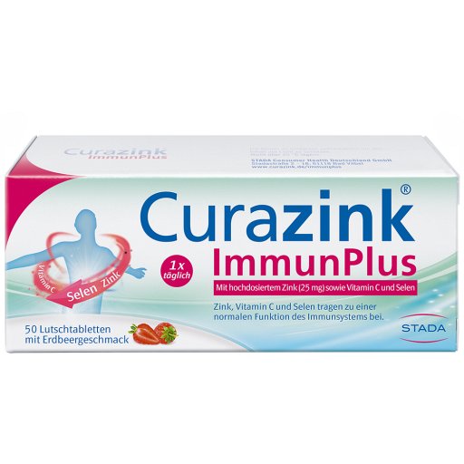 Curazink® ImmunPlus Unterstüzung der Abwehrkräfte (50 Stk) -  medikamente-per-klick.de