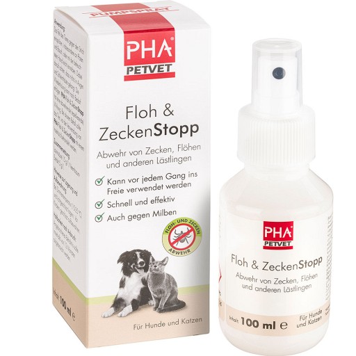 PHA Floh & ZeckenStopp Pumpspray f.Hunde/Katzen (100 ml) -  medikamente-per-klick.de