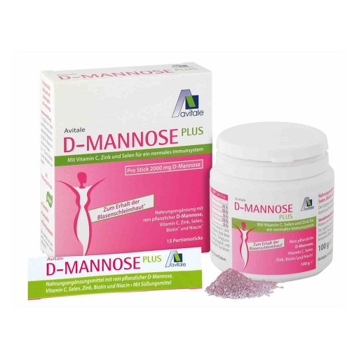 D-MANNOSE SPARSET 15xStick+100 g Pulver (1 Packungen) -  medikamente-per-klick.de
