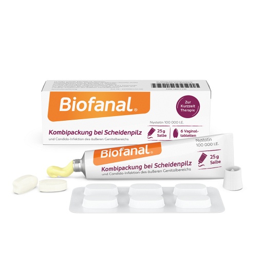 BIOFANAL Kombipackung b.Scheidenpilz Vagtab.+Salbe (1 Packungen) -  medikamente-per-klick.de