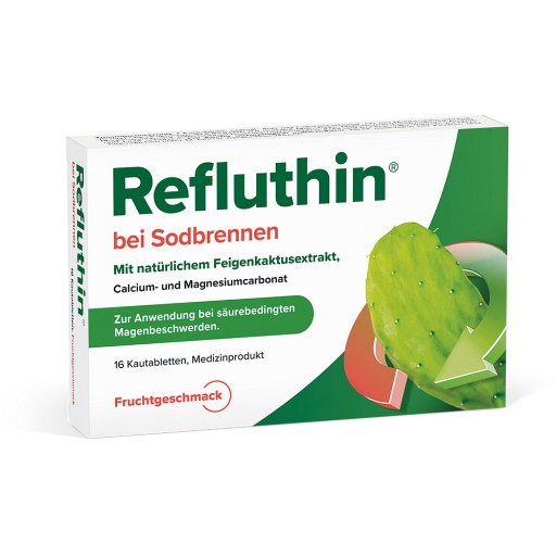 REFLUTHIN bei Sodbrennen Kautabletten Frucht (16 Stk) - medikamente-per- klick.de
