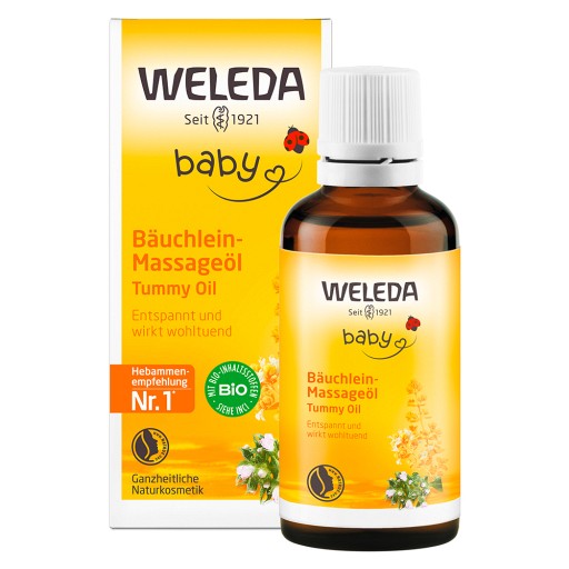 Weleda Baby Bäuchlein-Massageöl - pflegt und entspannt (50 ml) -  medikamente-per-klick.de
