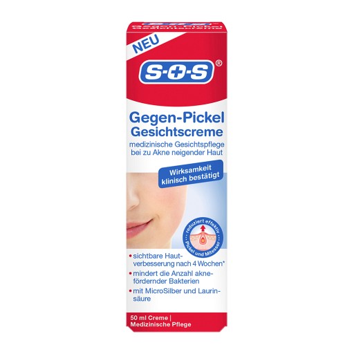 SOS GEGEN Pickel Gesichtscreme (50 ml) - medikamente-per-klick.de