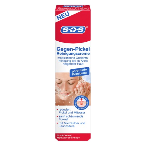 SOS GEGEN Pickel Reinigungscreme (50 ml) - medikamente-per-klick.de